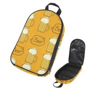 Eslifey Camping Travel Cooking Utensils Organizer Bag, Beer Glass Portable Storage Bag for BBQ Camp Cookware Kitchen Kit