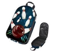 Eslifey Camping Travel Cooking Utensils Organizer Bag, Bowling Ball Crashing Portable Storage Bag for BBQ Camp Cookware Kitchen Kit