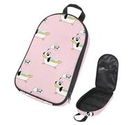 Eslifey Camping Travel Cooking Utensils Organizer Bag, Cute Pandas in The Bath Pattern Portable Storage Bag for BBQ Camp Cookware Kitchen Kit