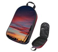 Eslifey Camping Travel Cooking Utensils Organizer Bag, Dutch Windmill at Sunset Portable Storage Bag for BBQ Camp Cookware Kitchen Kit