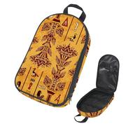 Eslifey Camping Travel Cooking Utensils Organizer Bag, Egypt Ancient Egyptian Hieroglyphs Portable Storage Bag for BBQ Camp Cookware Kitchen Kit