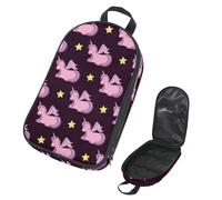 Eslifey Camping Travel Cooking Utensils Organizer Bag, Fairy Tale Pink Unicorn Star Pattern Portable Storage Bag for BBQ Camp Cookware Kitchen Kit