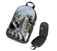 Eslifey Camping Travel Cooking Utensils Organizer Bag, Lemurs Together Portable Storage Bag for BBQ Camp Cookware Kitchen Kit