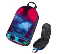 Eslifey Camping Travel Cooking Utensils Organizer Bag, Magic Mushroom Hollow Portable Storage Bag for BBQ Camp Cookware Kitchen Kit