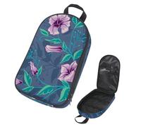 Eslifey Camping Travel Cooking Utensils Organizer Bag, Morning Glory Blossoms Portable Storage Bag for BBQ Camp Cookware Kitchen Kit