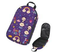 Eslifey Camping Travel Cooking Utensils Organizer Bag, Panda Good Night Sweet Dreams Pattern Portable Storage Bag for BBQ Camp Cookware Kitchen Kit