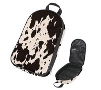 Eslifey Camping Travel Cooking Utensils Organizer Bag, Repeated Wildlife Black and White Animal Skin Texture Portable Storage Bag for BBQ Camp Cookware Kitchen Kit