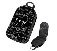 Eslifey Camping Travel Cooking Utensils Organizer Bag, Scientific Equation Calculations Physics Mathematics Pattern Portable Storage Bag for BBQ Camp Cookware Kitchen Kit