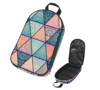 Eslifey Camping Travel Cooking Utensils Organizer Bag, Vintage Indian Mandalas Arabic Pattern. Portable Storage Bag for BBQ Camp Cookware Kitchen Kit