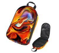 Eslifey Camping Travel Cooking Utensils Organizer Bag, Violin Music Notes Portable Storage Bag for BBQ Camp Cookware Kitchen Kit