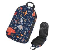 Eslifey Camping Travel Cooking Utensils Organizer Travel Bag, Animals Bear Fox Owl Rabbit Squirrel Portable Storage Bag for BBQ Camp Cookware Kitchen Kit