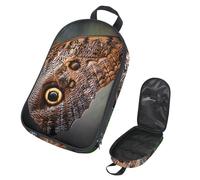 Eslifey Camping Travel Cooking Utensils Organizer Travel Bag, Butterfly on Rope Net Portable Storage Bag for BBQ Camp Cookware Kitchen Kit