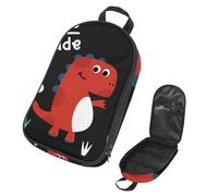 Eslifey Camping Travel Cooking Utensils Organizer Travel Bag, Cute Cartoon Dinosaur Hello Portable Storage Bag for BBQ Camp Cookware Kitchen Kit