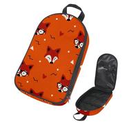 Eslifey Camping Travel Cooking Utensils Organizer Travel Bag, Cute Cartoon Fox Head Pattern Portable Storage Bag for BBQ Camp Cookware Kitchen Kit