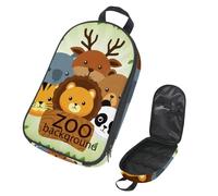 Eslifey Camping Travel Cooking Utensils Organizer Travel Bag, Cute Zoo Bear Fox Panda Koala Portable Storage Bag for BBQ Camp Cookware Kitchen Kit