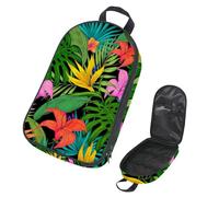 Eslifey Camping Travel Cooking Utensils Organizer Travel Bag, Digital Flowers Portable Storage Bag for BBQ Camp Cookware Kitchen Kit
