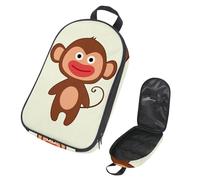 Eslifey Camping Travel Cooking Utensils Organizer Travel Bag, Dumb Monkey Portable Storage Bag for BBQ Camp Cookware Kitchen Kit