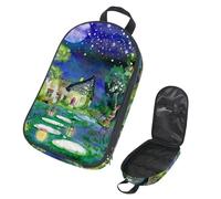 Eslifey Camping Travel Cooking Utensils Organizer Travel Bag, Fairy Tale Watercolor Portable Storage Bag for BBQ Camp Cookware Kitchen Kit