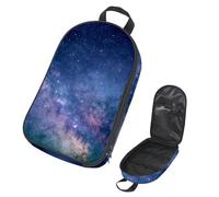 Eslifey Camping Travel Cooking Utensils Organizer Travel Bag, Galaxy Space Starry Sky Portable Storage Bag for BBQ Camp Cookware Kitchen Kit