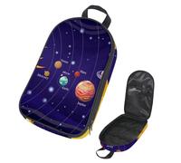 Eslifey Camping Travel Cooking Utensils Organizer Travel Bag, Outer Space Planets Starry Sky (2) Portable Storage Bag for BBQ Camp Cookware Kitchen Kit