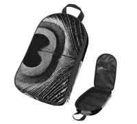 Eslifey Camping Travel Cooking Utensils Organizer Travel Bag, Peacock Quill Portable Storage Bag for BBQ Camp Cookware Kitchen Kit