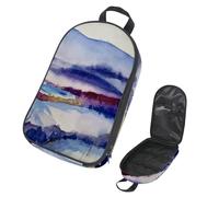Eslifey Camping Travel Cooking Utensils Organizer Travel Bag, Provoke Art Digital Landscape Portable Storage Bag for BBQ Camp Cookware Kitchen Kit
