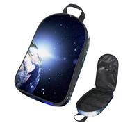 Eslifey Camping Travel Cooking Utensils Organizer Travel Bag, Space Starry Sky Earth Portable Storage Bag for BBQ Camp Cookware Kitchen Kit