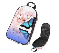 Eslifey Camping Travel Cooking Utensils Organizer Travel Bag, Spring Blossoms Portable Storage Bag for BBQ Camp Cookware Kitchen Kit