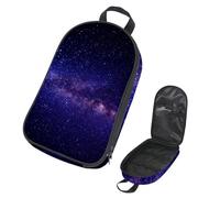 Eslifey Camping Travel Cooking Utensils Organizer Travel Bag, Starry Sky Galaxy Portable Storage Bag for BBQ Camp Cookware Kitchen Kit