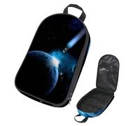 Eslifey Camping Travel Cooking Utensils Organizer Travel Bag, Starry Sky Night Outer Space Galaxy Portable Storage Bag for BBQ Camp Cookware Kitchen Kit