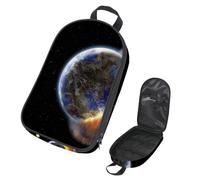 Eslifey Camping Travel Cooking Utensils Organizer Travel Bag, Universe Planets Starry Sky Portable Storage Bag for BBQ Camp Cookware Kitchen Kit