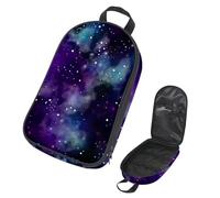 Eslifey Camping Travel Cooking Utensils Organizer Travel Bag, Watercolor Dark Starry Night Sky Background Portable Storage Bag for BBQ Camp Cookware Kitchen Kit