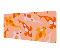 Eslifey Extra Large Mouse Pad, koi Carps Raster Version Extended Desk Mousepad with Non-Slip Rubber Base, Desk Pad Protector for Gamer, Office & Home, 40x89.5cm