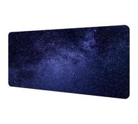 Eslifey Extra Large Mouse Pad, Milky Way Starry Sky Night Sky Star Extended Desk Mousepad with Non-Slip Rubber Base, Desk Pad Protector for Gamer, Office & Home, 35.2" x 15.7"