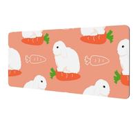 Eslifey Extra Large Mouse Pad, Mini French Lop Rabbit Extended Desk Mousepad with Non-Slip Rubber Base, Desk Pad Protector for Gamer, Office & Home, 40x89.5cm