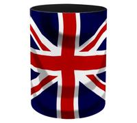 Eslifey Iron Pen Holder, Union Jack Britain British Jack Pencil Holder Cup, Desk Accessories Holder Makeup Brush Storage Organizer