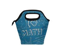 Eslifey Love Math Cooler Warm Pouch Lunch Bags Lunchbox for School Work Portable Meal Handbags Food Container Tote for Picnic