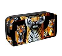 Eslifey Pencil Case, Tiger Coming Out Large Capacity Pencil Pouch Stationery Pen Bag