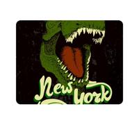 Eslifey Rectangle Mouse Pad, angry tyrannosaurus head Extended Desk Mousepad with Non-Slip Rubber Base, Desk Pad Protector for Gamer, Office & Home, 11" x 9"