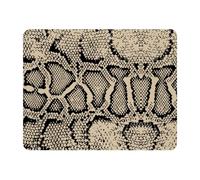 Eslifey Rectangle Mouse Pad, Black White Animal Snake Skin Pattern Extended Desk Mousepad with Non-Slip Rubber Base, Desk Pad Protector for Gamer, Office & Home, 11" x 9"