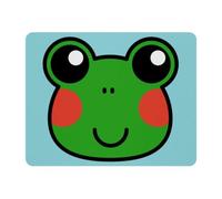 Eslifey Rectangle Mouse Pad, Cute Green Frog Head Extended Desk Mousepad with Non-Slip Rubber Base, Desk Pad Protector for Gamer, Office & Home, 11" x 9"