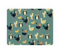 Eslifey Rectangle Mouse Pad, Dodo Duck Extended Desk Mousepad with Non-Slip Rubber Base, Desk Pad Protector for Gamer, Office & Home, 11" x 9"