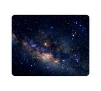 Eslifey Rectangle Mouse Pad, Galaxy with Stars and Space Dust in the Universe Extended Desk Mousepad with Non-Slip Rubber Base, Desk Pad Protector for Gamer, Office & Home, 11" x 9"