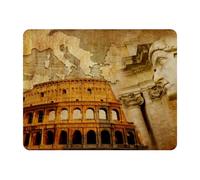 Eslifey Rectangle Mouse Pad, Great Roman Empire Landmark Extended Desk Mousepad with Non-Slip Rubber Base, Desk Pad Protector for Gamer, Office & Home, 11" x 9"