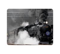 Eslifey Rectangle Mouse Pad, Japan Train Railroad Railway Extended Desk Mousepad with Non-Slip Rubber Base, Desk Pad Protector for Gamer, Office & Home, 11" x 9"