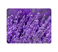 Eslifey Rectangle Mouse Pad, Lavender Extended Desk Mousepad with Non-Slip Rubber Base, Desk Pad Protector for Gamer, Office & Home, 11" x 9"