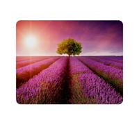 Eslifey Rectangle Mouse Pad, Lavender Field Extended Desk Mousepad with Non-Slip Rubber Base, Desk Pad Protector for Gamer, Office & Home, 11" x 9"