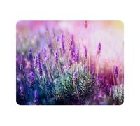 Eslifey Rectangle Mouse Pad, Lavender Flowers Field Extended Desk Mousepad with Non-Slip Rubber Base, Desk Pad Protector for Gamer, Office & Home, 11" x 9"