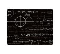 Eslifey Rectangle Mouse Pad, Math and Physics Equation Extended Desk Mousepad with Non-Slip Rubber Base, Desk Pad Protector for Gamer, Office & Home, 11" x 9"