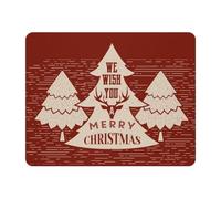 Eslifey Rectangle Mouse Pad, Merry Christmas Extended Desk Mousepad with Non-Slip Rubber Base, Desk Pad Protector for Gamer, Office & Home, 11" x 9"